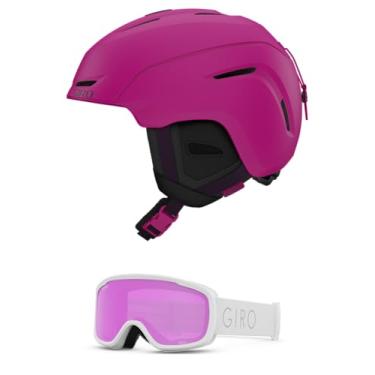 Imagem de Giro Combo de óculos de capacete de neve feminino Avera - (combo) rosa fosco rua/ouriço - núcleo branco claro - tamanho médio