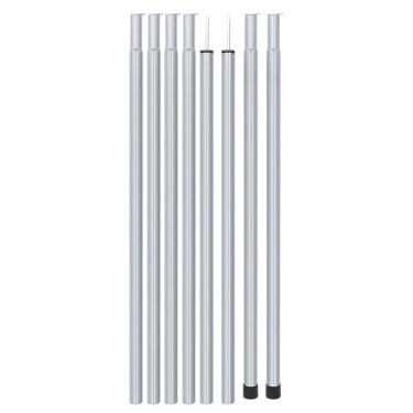 Imagem de Postes de toldo, Vara de toldo portátil Vara de suporte de toldo Barraca dobrável Tarp Pólo de toldo para toldo para barraca de lona(2M)