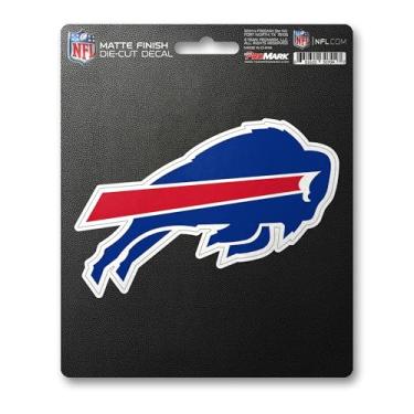 Imagem de FANMATS Decalque NFL Buffalo Bills cortado 20 x 20 cm, cores do time, tamanho único