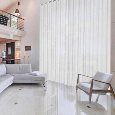 Imagem de Cortina Firenze voil sala e quarto 6M x 5M - SAFIRA ENXOVAIS, Palha