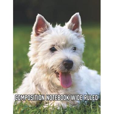 Imagem de Composition Notebook Wide Ruled: Dog Pet Cute Animal Photo Composition Notebook Notebooks Girl Boy High School Notebook Composition Book 7.44" X 9.69 In