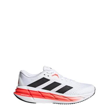 Imagem de adidas Tênis masculino Adistar 3, Branco/Preto/Vermelho Solar., 37