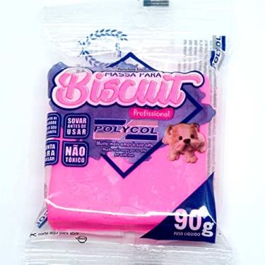 Imagem de Massa Para Biscuit, Polycol, 90 Gramas, Pink