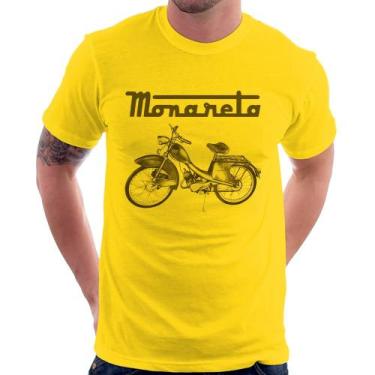 Imagem de Camiseta Ciclomotor Monareta - Foca na Moda, Amarelo, G