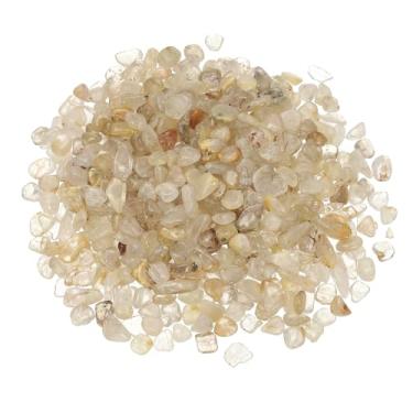 Imagem de PATIKIL Pedras de lascas roladas, 1 lb/500 g de fluorita pedras preciosas trituradas pedras de cristal naturais a granel para fazer joias, artesanato, enchimento de vasos, decoração de plantas,