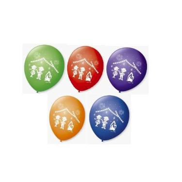 Imagem de Bexiga Balões Tema Nº 9 Festa Junina Sortidos - 25 Unid - São Roque