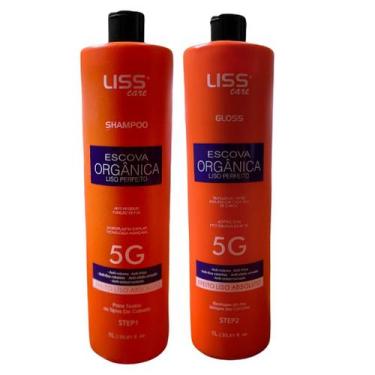 Imagem de kit Progressiva Sem Formol 100% Orgânica Plástica Dos Fios Selante Ali