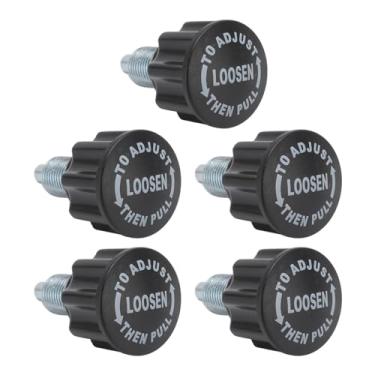 Imagem de Conjunto de Botão de Mola de Pino de Tração, Substituição de Pino de Travamento de 5 Peças para Máquinas de Treinamento de Bicicletas de Exercício