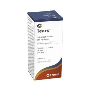 Imagem de Tears Colírio 8ml  Lubrificação e Hidratação Ocular para Cães e Gatos 
