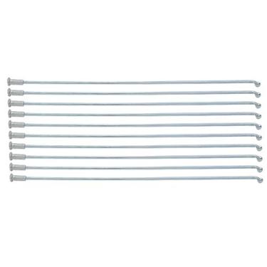 Imagem de Raios de Bicicleta de Ferro Manganês 13g 2,2 Mm 10pcs Acessórios de Triciclo de Bicicleta (220mm)
