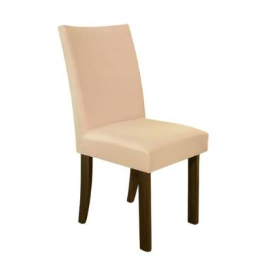 Imagem de Kit 6 Capa de Cadeira Spandex Mesa Sala Jantar Avelã - Charme do Detal