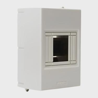 Imagem de Quadro Sobrepor P/4 Disjuntores Din Silver Box SSB4 - Steck