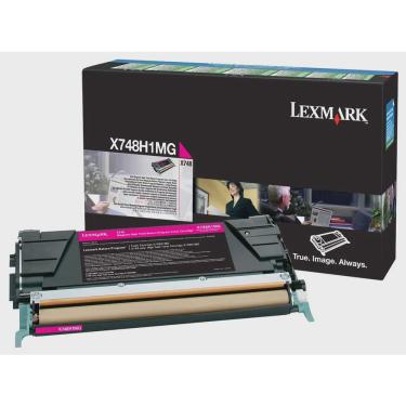 Imagem de Toner Lexmark X748H1MG Magenta Original C746