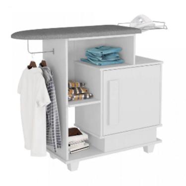 Imagem de Tabua de passar roupa havaí branca rv móveis