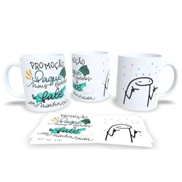 Imagem de Caneca de Porcelana Personalizada Com Frases Engraçadas, Divertidas e Deboche (Promoçao pague menos boletos.)