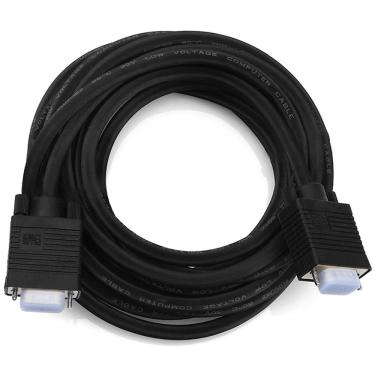 Imagem de Cabo vga x vga 15 Metros, Com Filtro Anti Interferência, Plus Cable - PC-MON15001