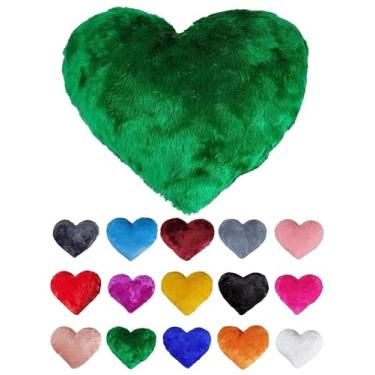 Imagem de Almofada Decorativa para Quarto Coração em Pelúcia Fibras de Silicone Minimalista Super Macia