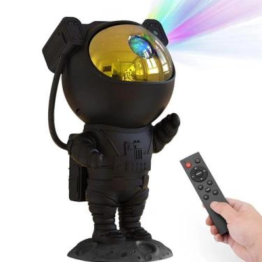 Imagem de Projetor Led Astronauta Galaxia Estrela Nebulosa Espaço Decoraçao Quar