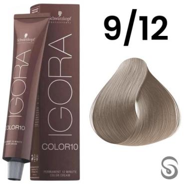 Imagem de Schwarzkopf Igora Color10 Coloração 10 9/12 Louro Extra Claro Cinza Fu