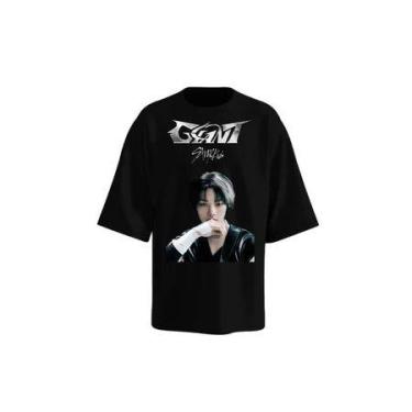 Imagem de Stray Kids Giant Camisa Unissex Estampada  Oversized - loja dinka, m, 