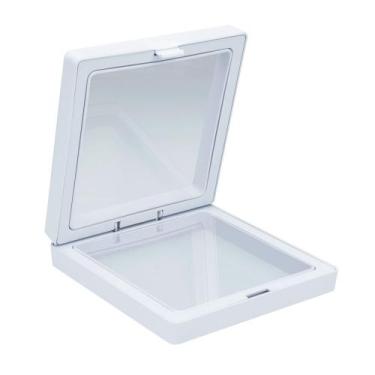 Imagem de Estojo Suspenso Flutuante Window Box 9 X 9 - Rei Dos Estojos, Branco, 