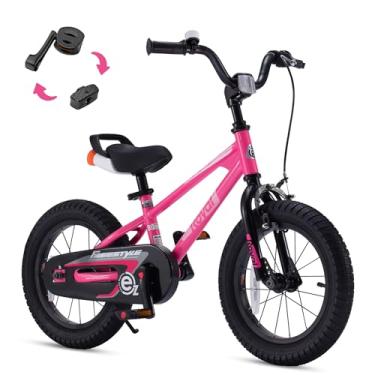Imagem de RoyalBaby Bicicleta infantil EZ Freestyle EZ, fácil de aprender a equilibrar a bicicleta, bicicleta de equilíbrio e pedal de 30,5 cm, montagem instantânea meninos meninas idades 2-4 anos, 30,5 cm rosa