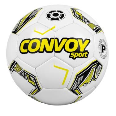 Imagem de Bola Futebol De Campo Costurada Pu Oficial Macia Resistente - Amarelo