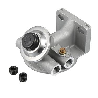 Imagem de Hihaha 3/20.3 cm NPT 2.5-35.6 cm base de montagem do filtro de combustível diesel/base de montagem da bomba de escorvamento manual/durável/metal/1 peça/tom prateado