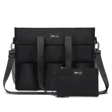 Imagem de Sacola TopDesign Utility resistente à água com 22 bolsos preta