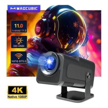 Imagem de Projetor Magcubic HY320 1080P Android 11, WiFi 6, Bluetooth, Compatíve