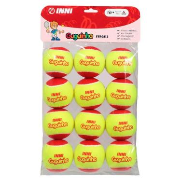 Imagem de Bola de Tênis Inni Guguinha Stage 3 Pack Com 12 Bolas-Unissex