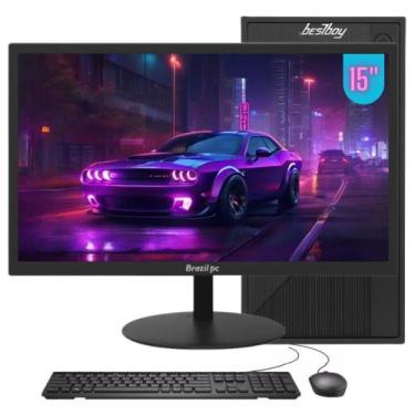 Imagem de Computador Pc Cpu Completo Intel Core I5 8gb Ssd 120 Gb Monitor 15" - 