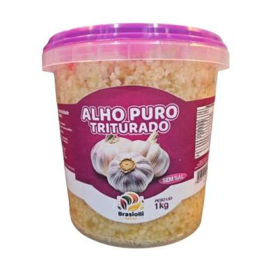 Imagem de Alho triturado puro sem sal - Brasiolli spices