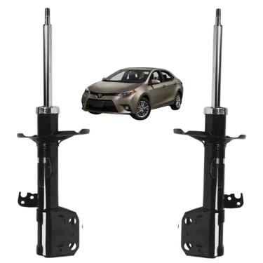 Imagem de Amortecedores Toyota Corolla Sedan XRS 2015 A 2019 Dianteiros Esquerdo + Direito Kayaba