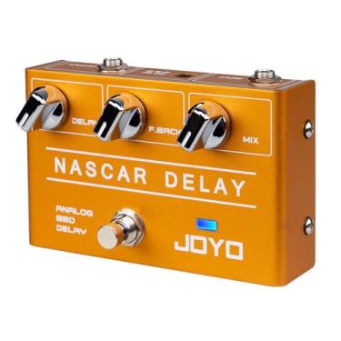 Imagem de JOYO Analog Delay Effect Pedal R Series Vintage Warm Natural Sound for Sentimental Electric Guitar Solo (Nasscar R-10)