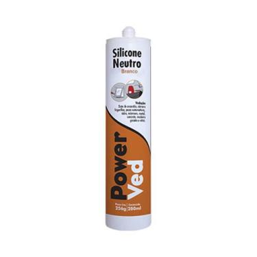 Imagem de Silicone Neutro Branco Power Ved 280ml Cura Neutra Selante