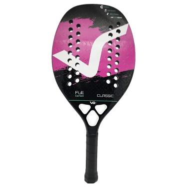 Imagem de Raquete De Beach Tennis Classic Full Carbon Rosa Vg Plus