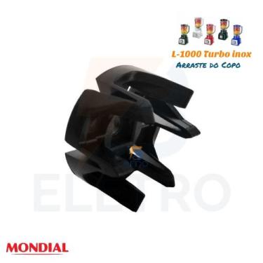 Imagem de Arraste do Copo para Liquidificador Mondial L1000 Turbo Inox