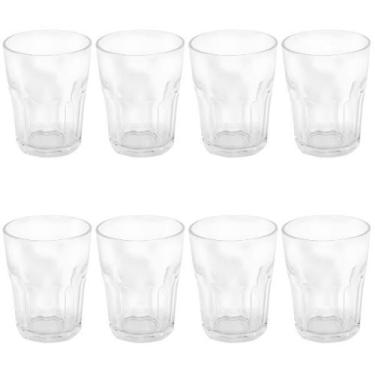 Imagem de Jogo Kit 10 Copo Americanos De Vidro Jade 200ml Resistente - Original