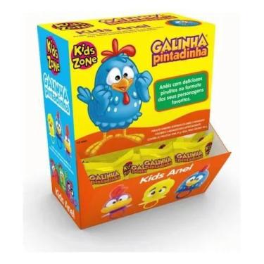 Imagem de Pirulito Formato Galinha Pintadinha 32 Unidades - Kids AnelPirulito Fo