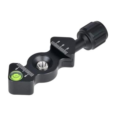 Imagem de NonMiFyR Grampo de Montagem de Liberação Rápida para Tripé com Adaptador de Parafuso de 3/8"-1/4" para Placa de Montagem para Filmadora Profissional