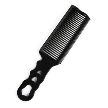 Imagem de Pente Profissional Auxilio Corte Degradê Ergonômico Preto - Extrema Be