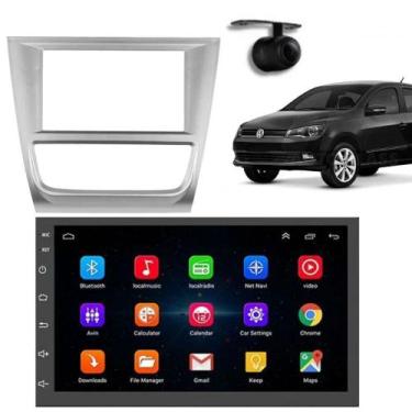 Imagem de Central Multimidia Android Auto Voyage G6 Moldura + Câm Prata - First 