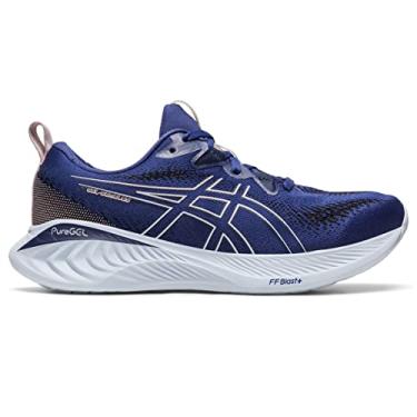 Imagem de ASICS Tênis de corrida feminino Gel-Cumulus 25, Azul índigo/céu, 34