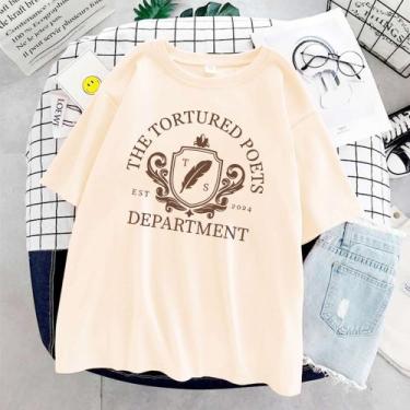 Imagem de Camiseta Taylor Swift Tortured Department Unissex - sneko, Offwhite, P