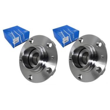 Imagem de Par Cubo Roda Traseiro Com Rolamento Abs Polo Original Skf VKBC4223