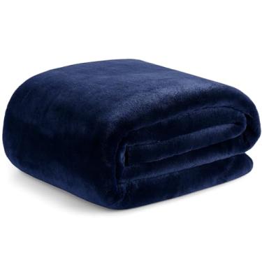 Imagem de Cobertor Queen Sultan Sonhare Toque de Seda 300g/m² Ultra Macio Super Soft 2,20m x 2,40m (Azul Marinho)