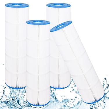 Imagem de Haisiey Filtro de piscina PLF105A substitui CCP420, R173576, Ultral-A6, C-7471, PCC105, FC-1977, C x OD: 66 cm x 17,8 cm, 105 m², pacote com 4 (4, branco)