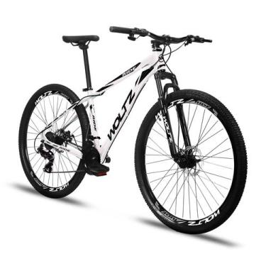 Imagem de Bicicleta Aro 29 Woltz Ride 21 Marchas Freios A Disco, Branco, 21