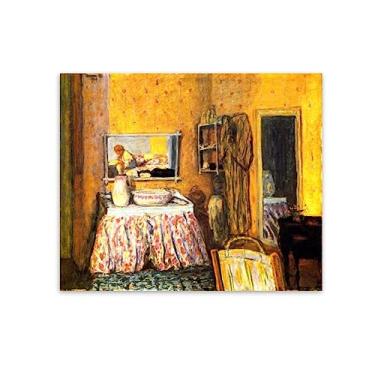 Imagem de Pintura famosa arte de parede - espelho de banheiro - reproduções em tela - imagens para decoração de parede de sala de estar 60 x 72 cm 23,6 x 71,1 cm somente tela